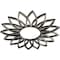 Ekena Millwork Daisy Architectural Grade PVC Pierced Medallion, 30"OD x 10 1/2"ID x 1"P, Antiqued Warm Silver CMPP30DAAWS - alternate 5